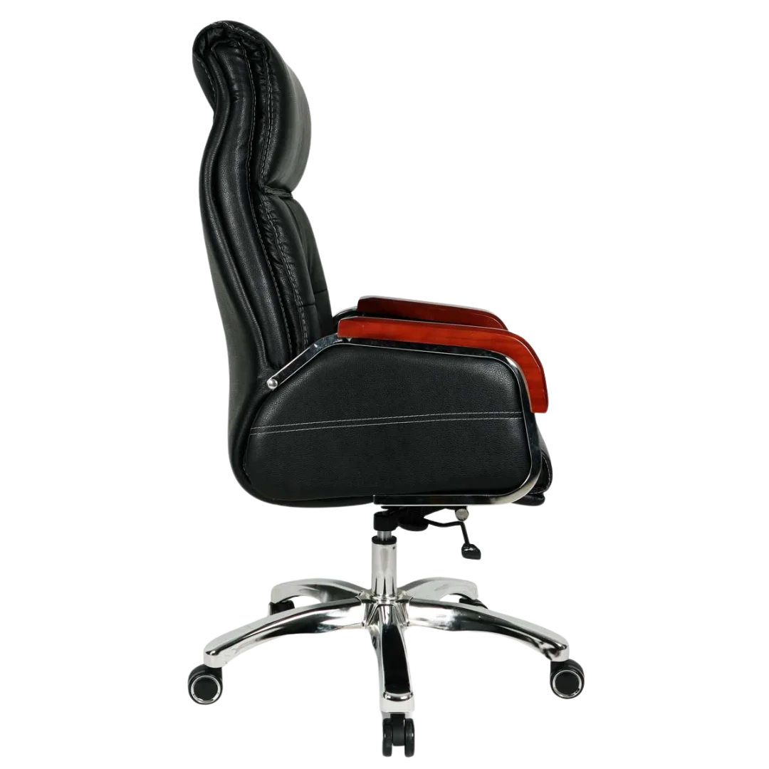 Sperity High Back Office Executive Chair (Black) Side view