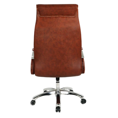 Sperity High Back Office Executive Chair (Brown) Back View