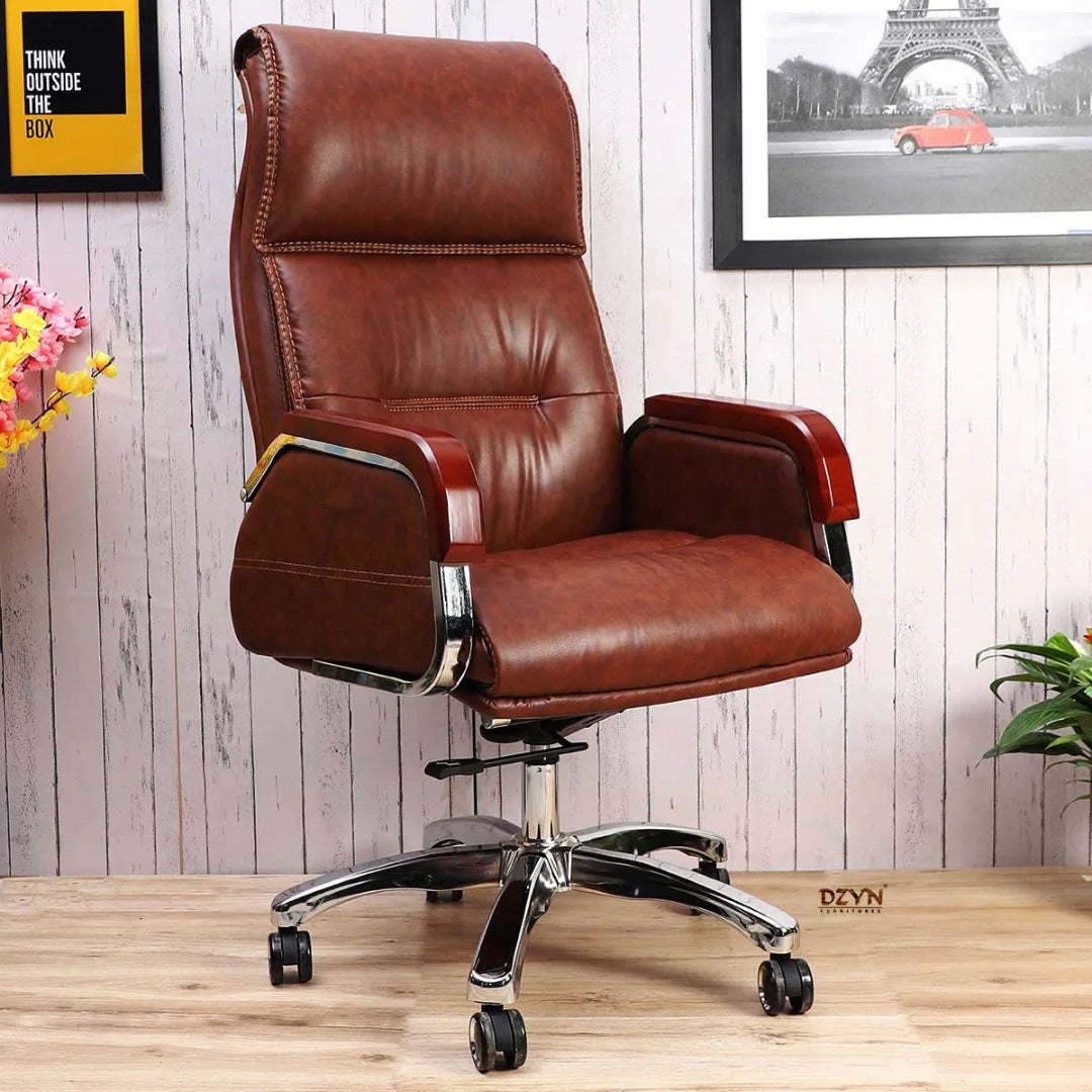 Sperity High Back Office Executive Chair (Brown) Lifestyle Image