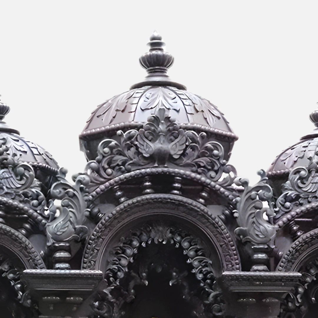 Srikalahasti Teak Wood Mandap (Cherry)dome view 