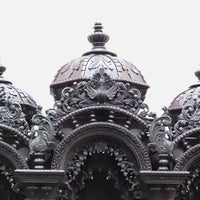 Srikalahasti Teak Wood Mandap (Cherry)dome view 