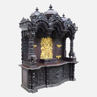 Srikalahasti Teak Wood Mandap (Cherry)side angle