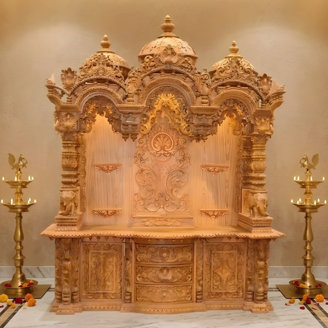 Srikalahasti Teak Wood Mandap (Teak) lifestyel view