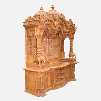 Srikalahasti Teak Wood Mandap (Teak) side angle