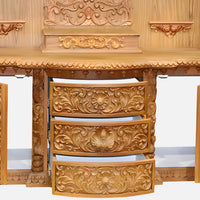 Srikalahasti Teak Wood Mandap (Teak) storage