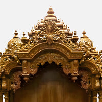 Srisaila Teak Wood Mandap (Teak) dome