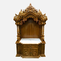 Srisaila Teak Wood Mandap (Teak) front view
