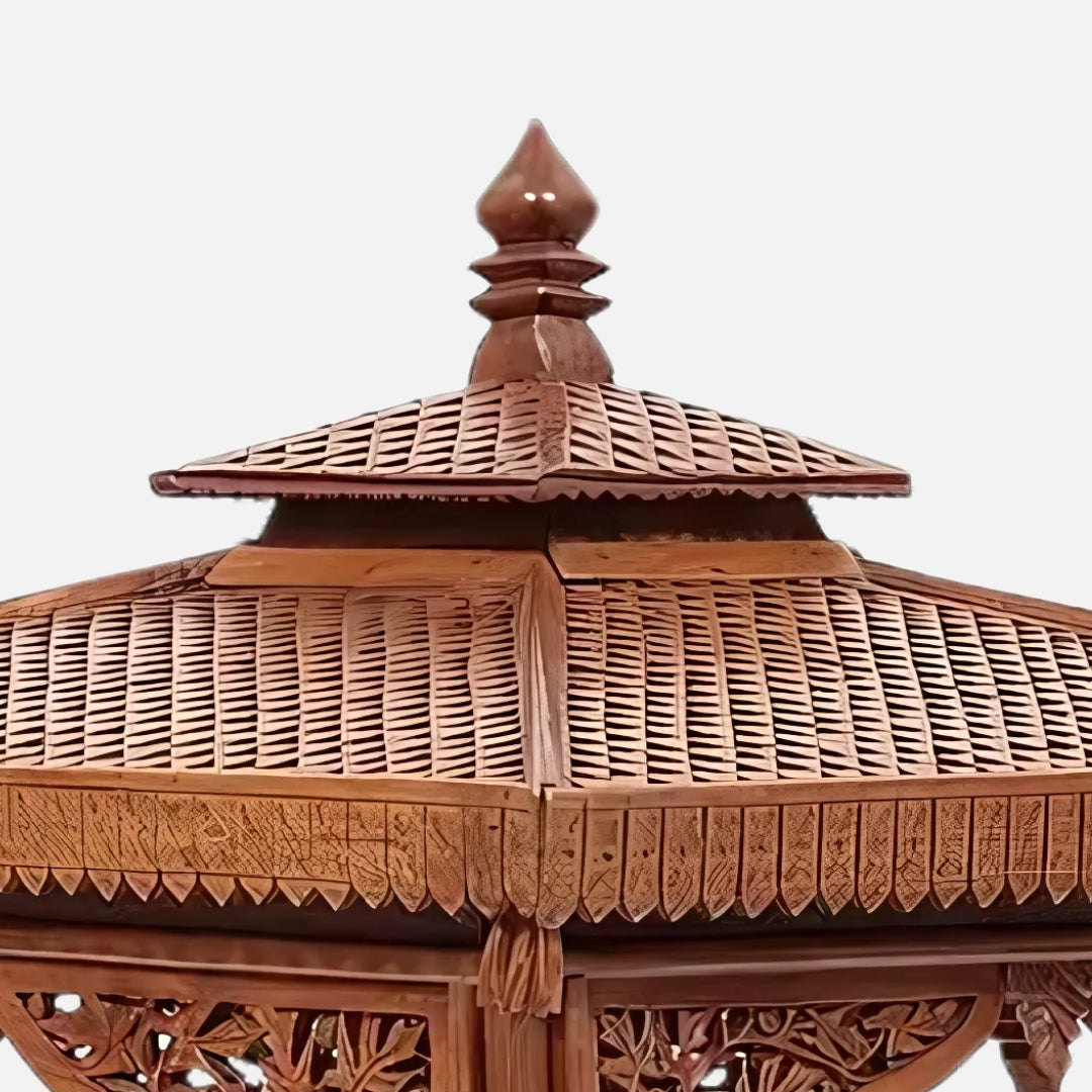 Subhaga Teak Wood Mandir (Teak) close view