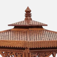 Subhaga Teak Wood Mandir (Teak) close view