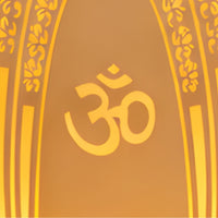 Suchiraa Wooden Corian Mandir (White) zoom view 
