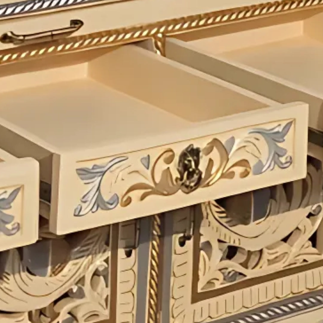 Sukriti Teak Wood Mandap (Gold) zoom view