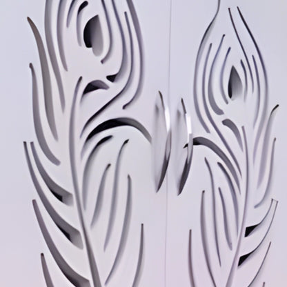  Sumedhaa Teak Wood Mandap (White)   close view 