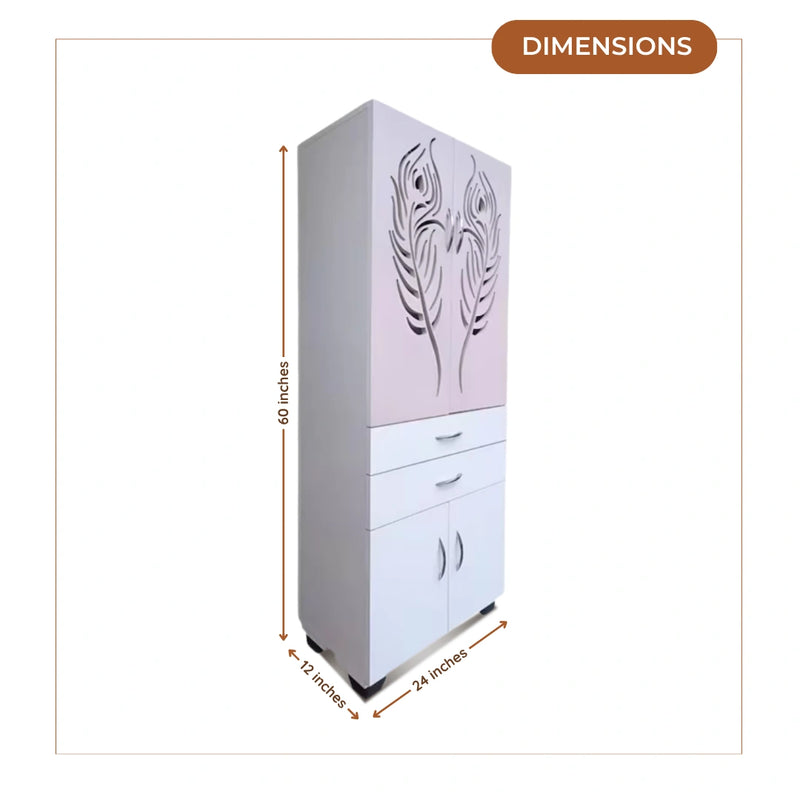  Sumedhaa Teak Wood Mandap (White)  dimensions 