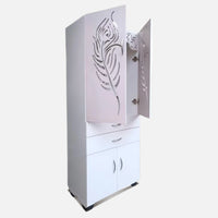 Sumedhaa Teak Wood Mandap (White) side angle 