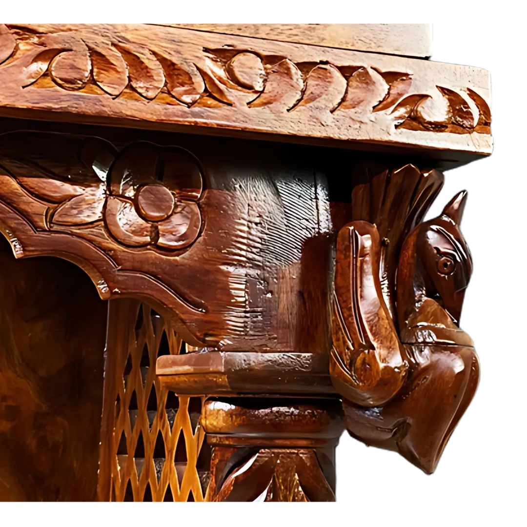 Suprabha Sheesham Wood Mandir (Teak) Zoom View