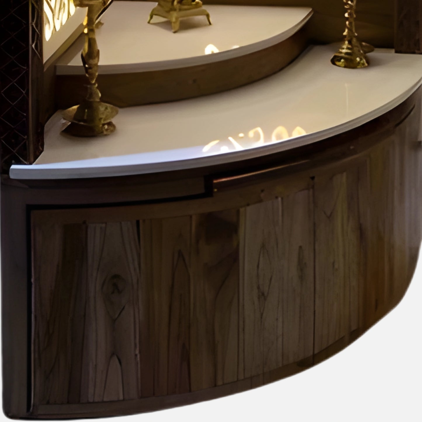 Suvratam Teak Wood Mandap (Brown) zoom image