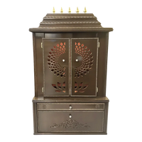Swarnika Teak Wood Mandap (Choco Brown) front view