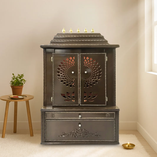 Swarnika Teak Wood Mandap (Choco Brown) lifestyle view