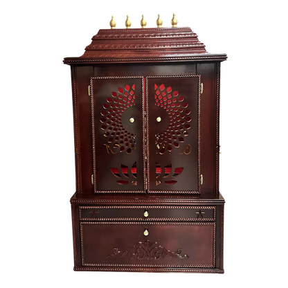 Swarnika Teak Wood Mandap (Mahogany) Front view