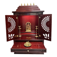 Swarnika Teak Wood Mandap (Mahogany) open Door view