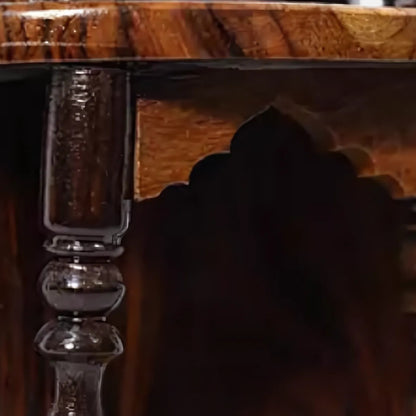 Tanirika Teak Wood Mandir (Brown) zoom view 