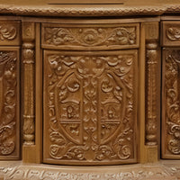 Tarang Teak Wood Mandap (Teak) close view 