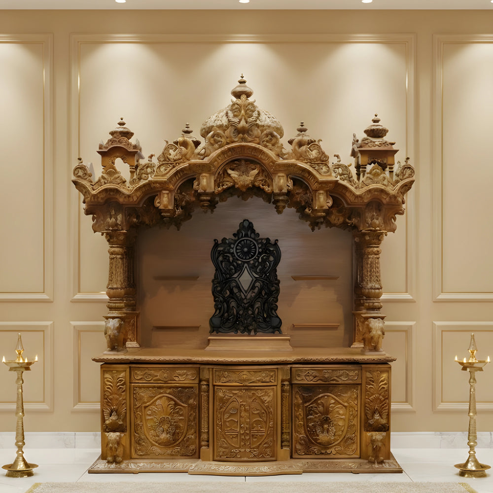 Tarang Teak Wood Mandap (Teak)lifestyle view 