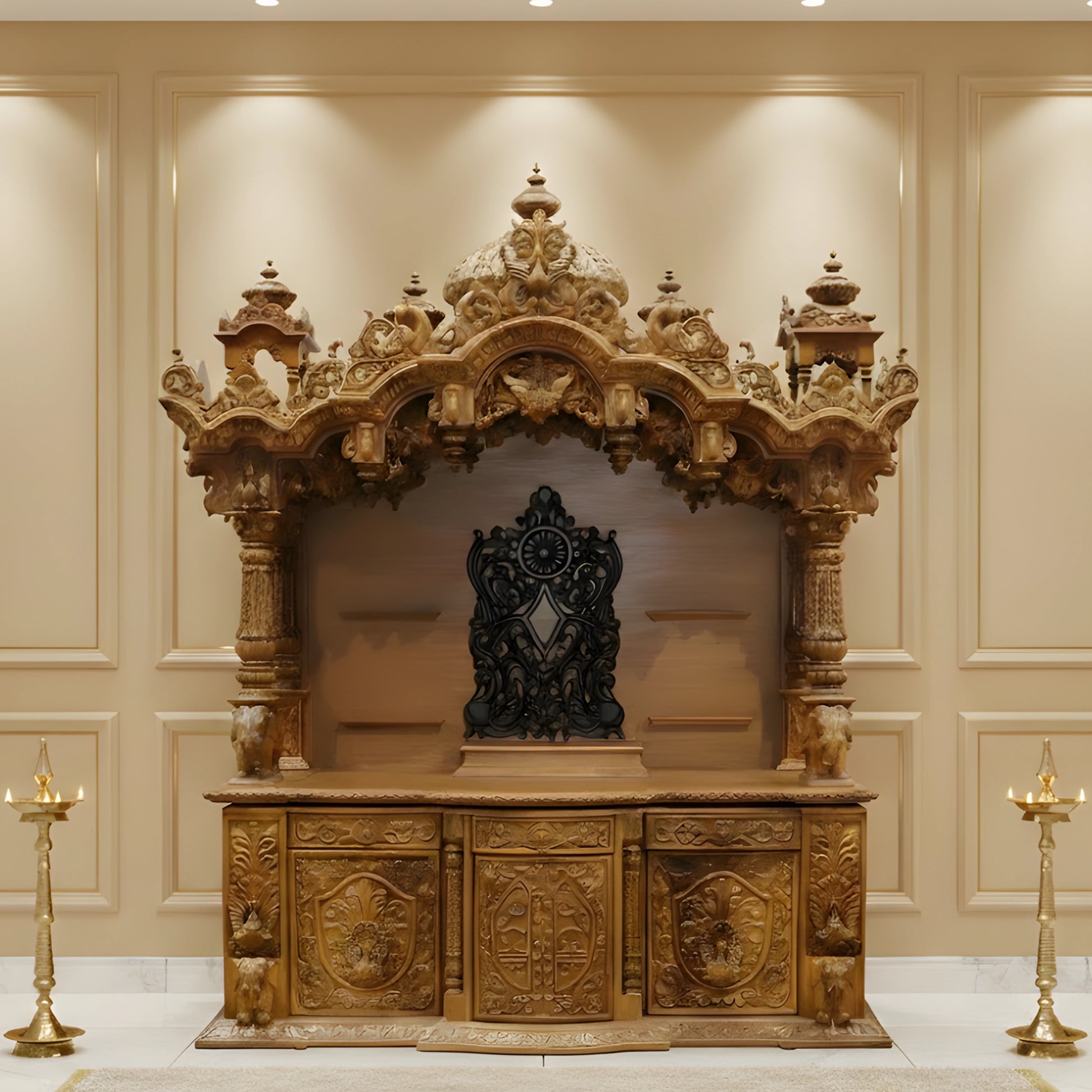 Tarang Teak Wood Mandap (Teak)lifestyle view 