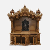 Tarang Teak Wood Mandap (Teak)open drawer front view