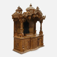 Tarang Teak Wood Mandap (Teak) side view
