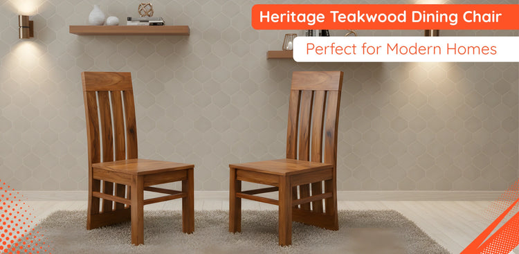 Teak Wood Dining Chairs BANNER 