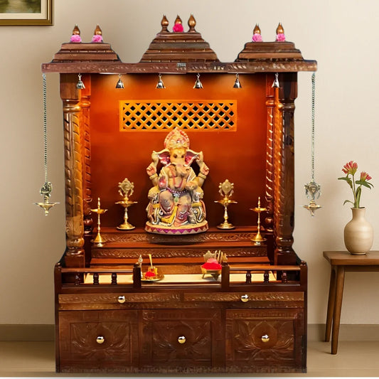 Tejasvi Sheesham Wood Mandap (Teak) Lifestyle view