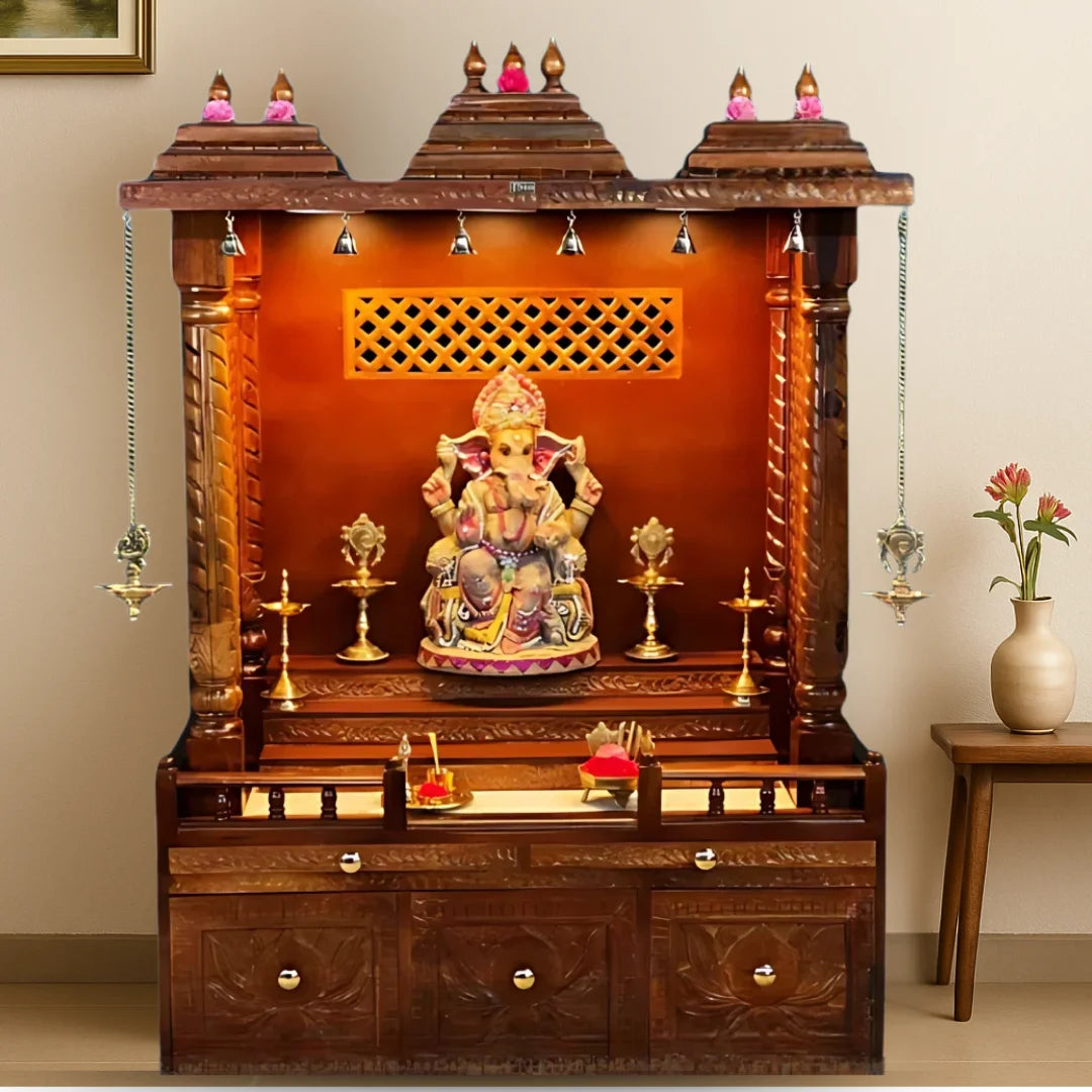 Tejasvi Teak Wood Mandap (Teak) Lifestyle view