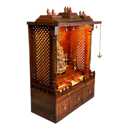 Tejasvi Teak Wood Mandap (Teak) Side view