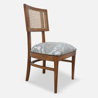 Tessaro Teak Wood Dining Chair (Teak) side angle