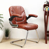 Torin Visitor Chair with Armrest (Brown)
