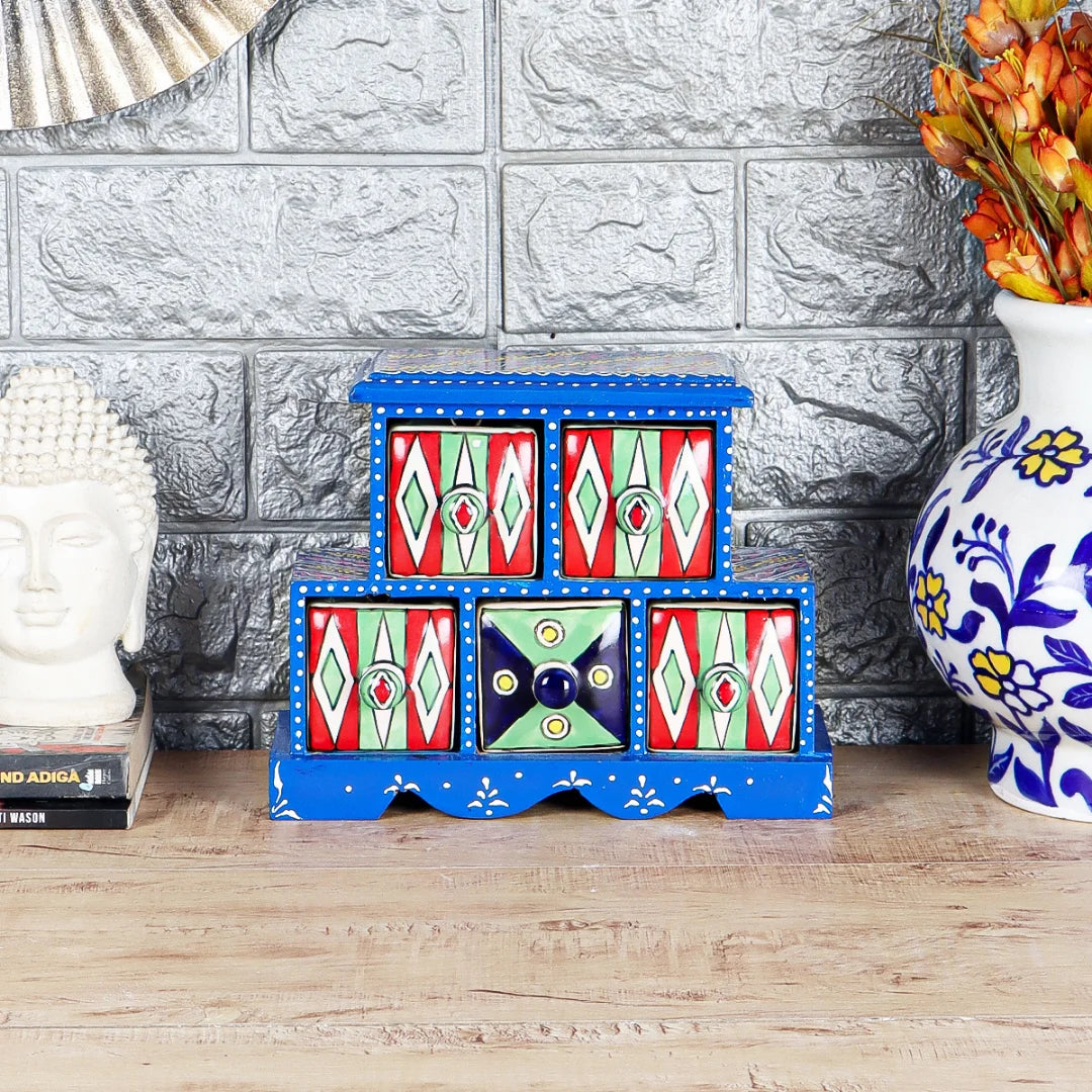 Tovino Ceramic Drawer Chest (05 Drawers) lifestyle view