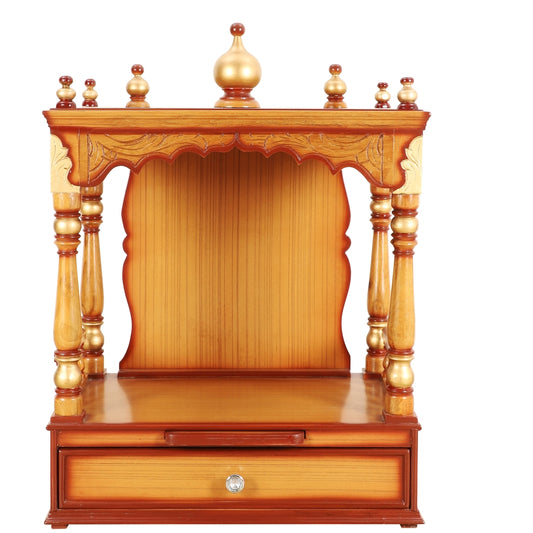 Vaibhavraj Teak Wood Mandir (Teak)