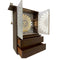 Alokya  Teak Wood Mandir (Brown)