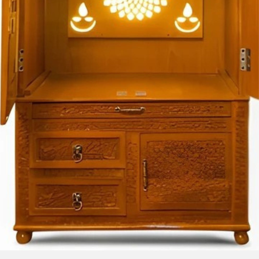 Ujjvala Teak Wood Mandap (Teak) close  view