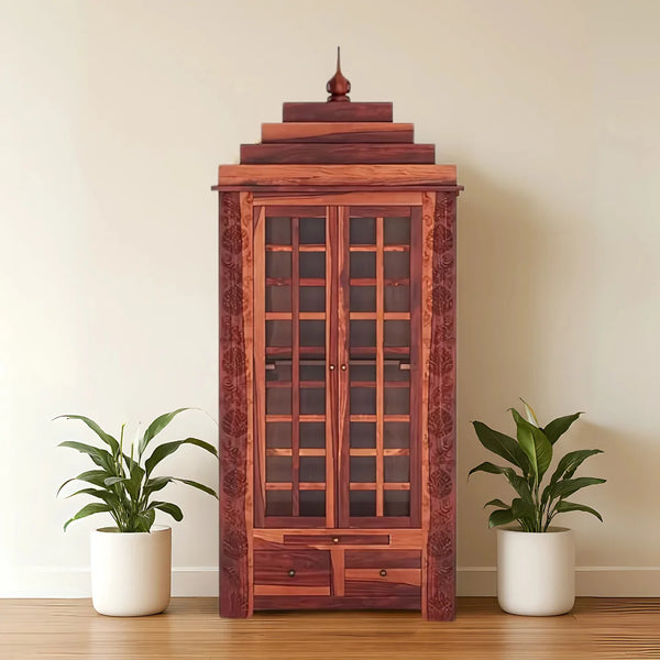 Upasana Sheesham Wood Mandap (Teak) Life Style View