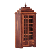 Upasana Sheesham Wood Mandir (Teak) side angle