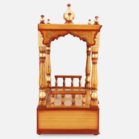 Vaibhavraj Teak Wood Mandir (Teak) side view 