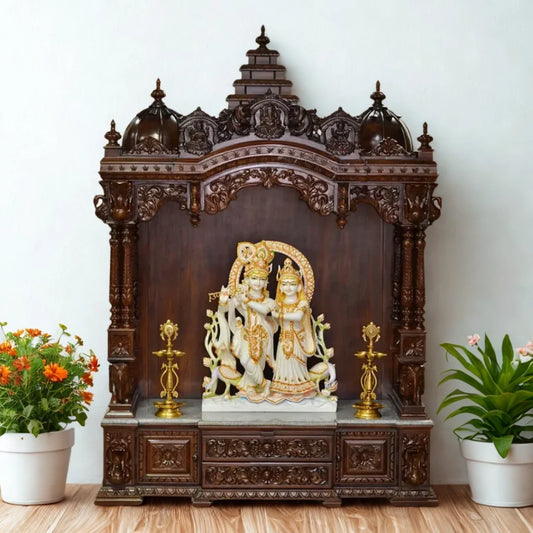 Vamika Teak Wood Mandap (Brown) Life Style View