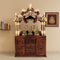 Vamsha Teak Wood Mandap (Brown) lifestyle view 