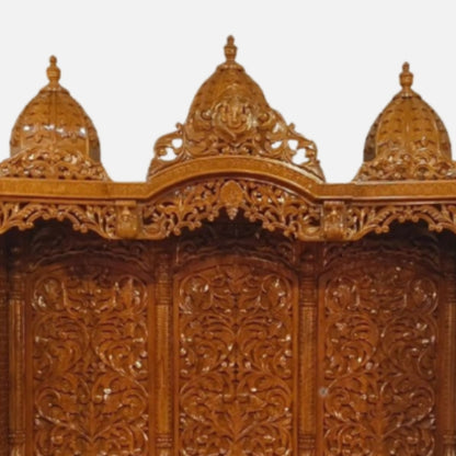 Vandanika Teak Wood Mandap (Teak) close view
