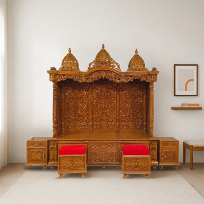 Vandanika Teak Wood Mandap (Teak) lifestyle view