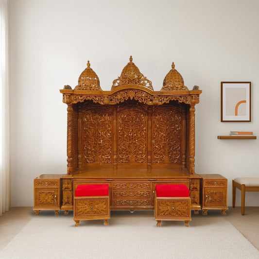 Vandanika Teak Wood Mandap (Teak) lifestyle view