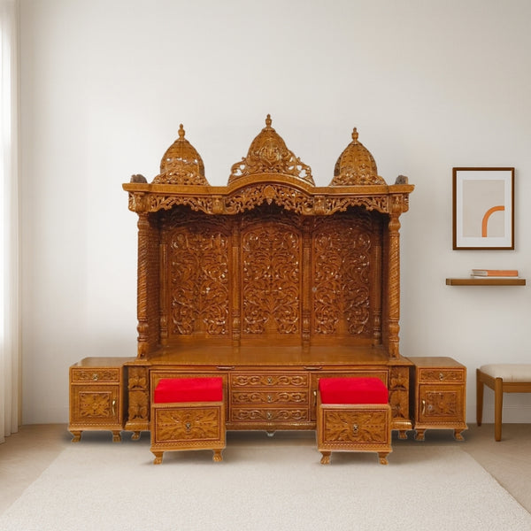 Vandanika Teak Wood Mandap (Teak) lifestyle view