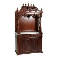 Vansidhar Teak Wood Mandap (Brown) side angle 